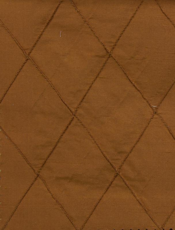 DUP-101_Diamond fabric in Old Gold - Catania Silks